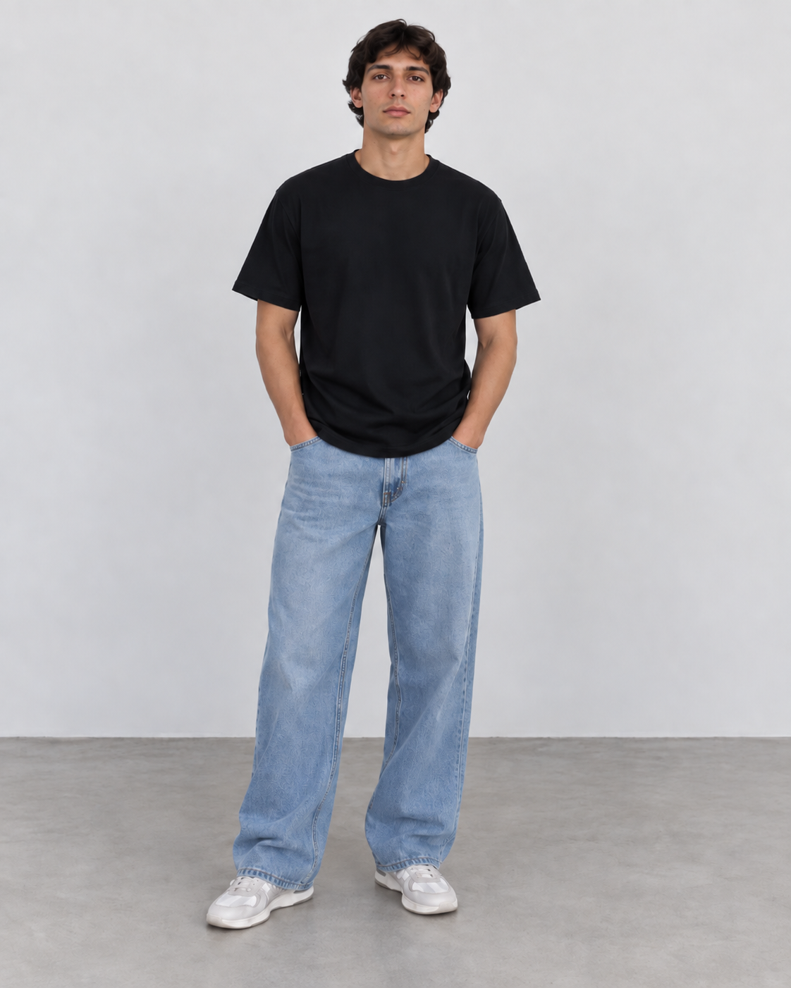 Camiseta Básica 100% algodão - Preta