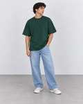 Camiseta Over 100% algodão - Verde Militar